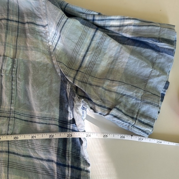 Nautica Classic Fit Linen Men’s Short sleeve Button Down Shirt Size XL - Picture 4 of 5